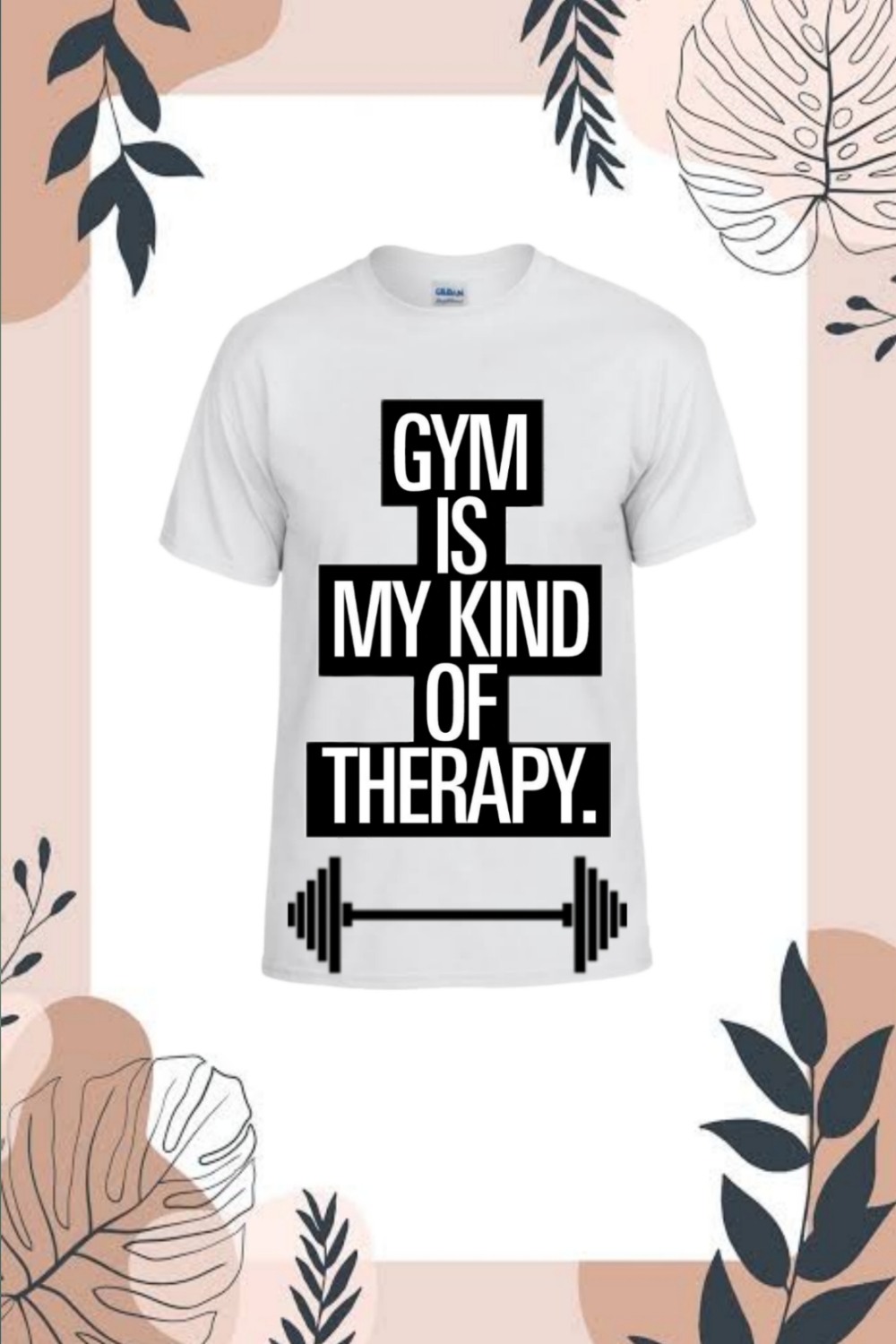 Gym Motivation Vector t-shirt pinterest preview image.