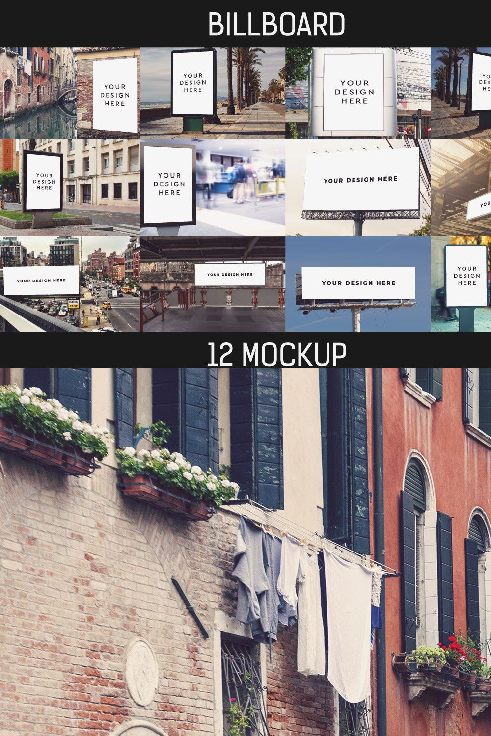 12 Billboard Mockup #2 pinterest preview image.