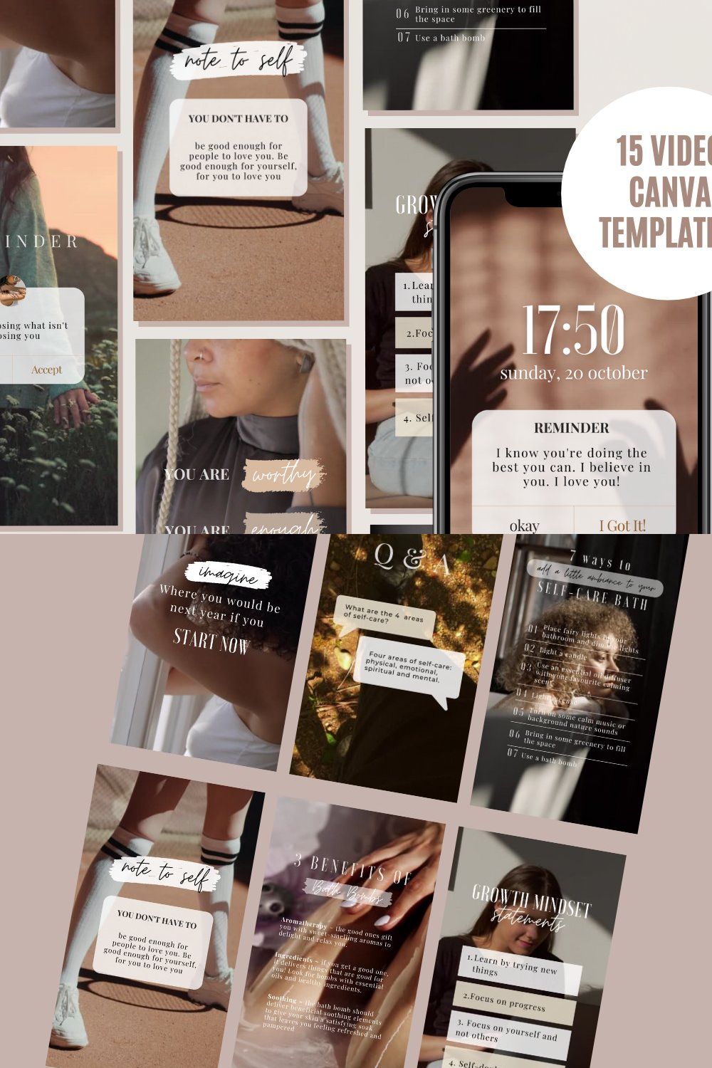 15 Instagram Video Reel Templates pinterest preview image.