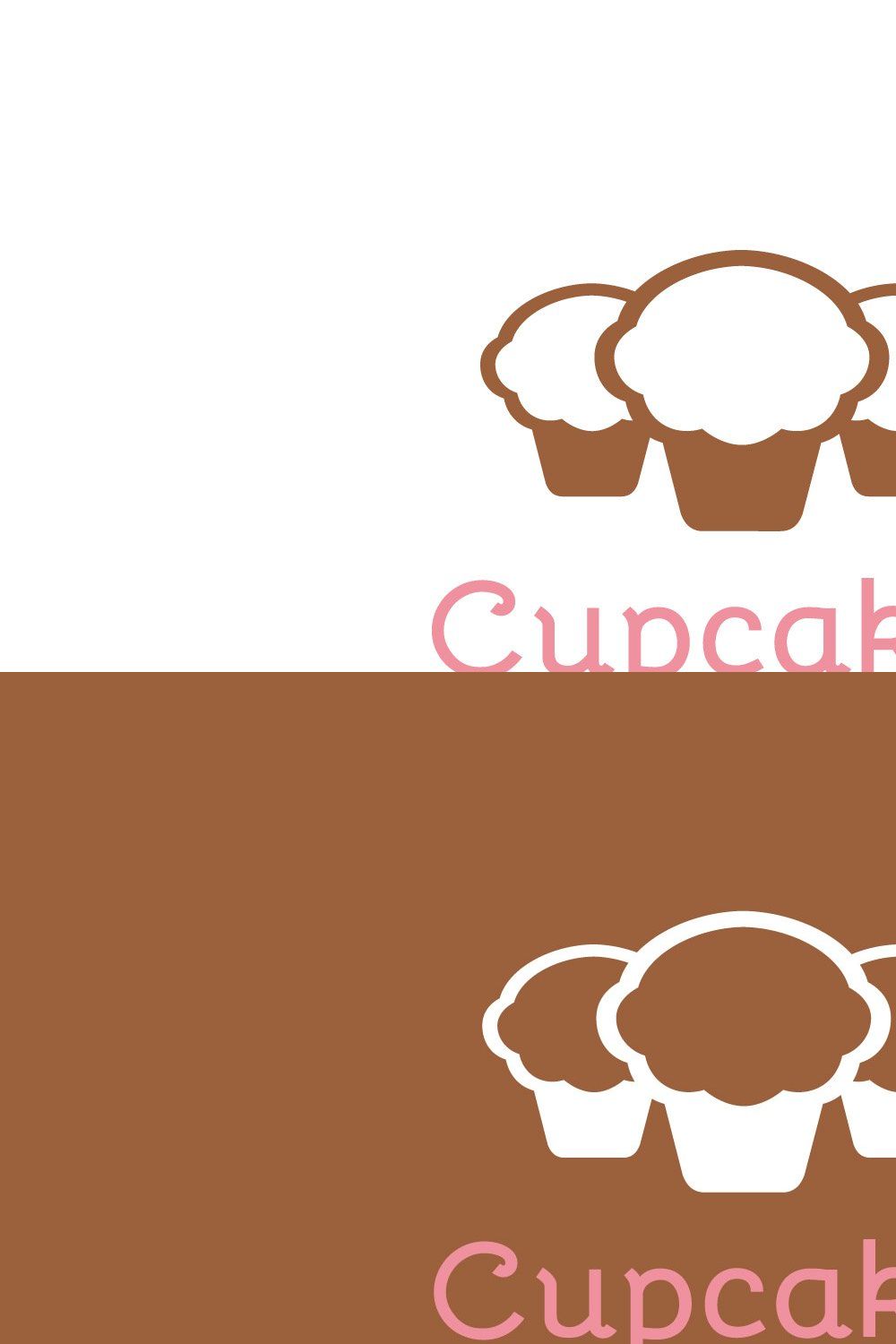 20% OFF! Cupcake Logo pinterest preview image.