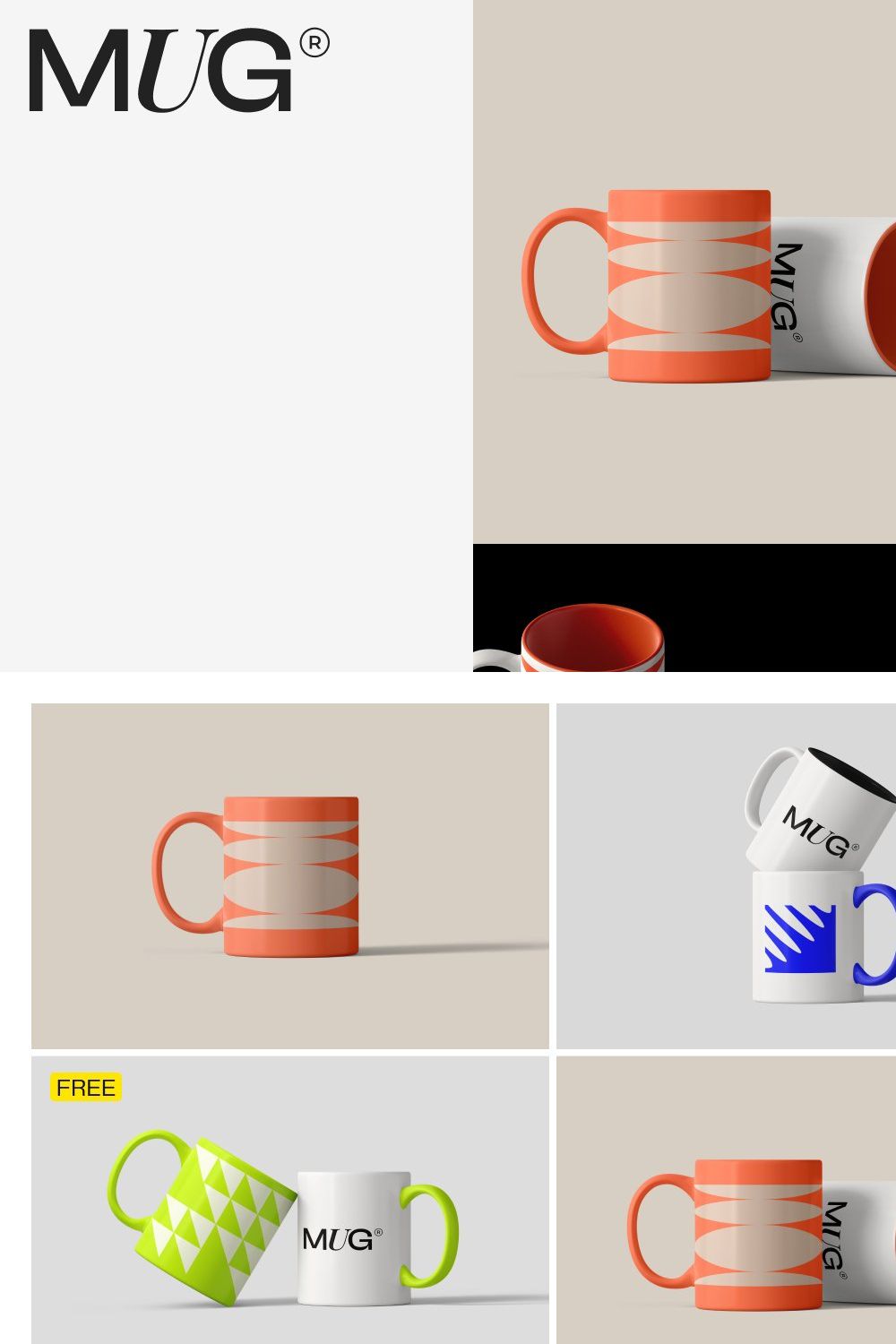(28 PSD) Mug mockups creator pinterest preview image.