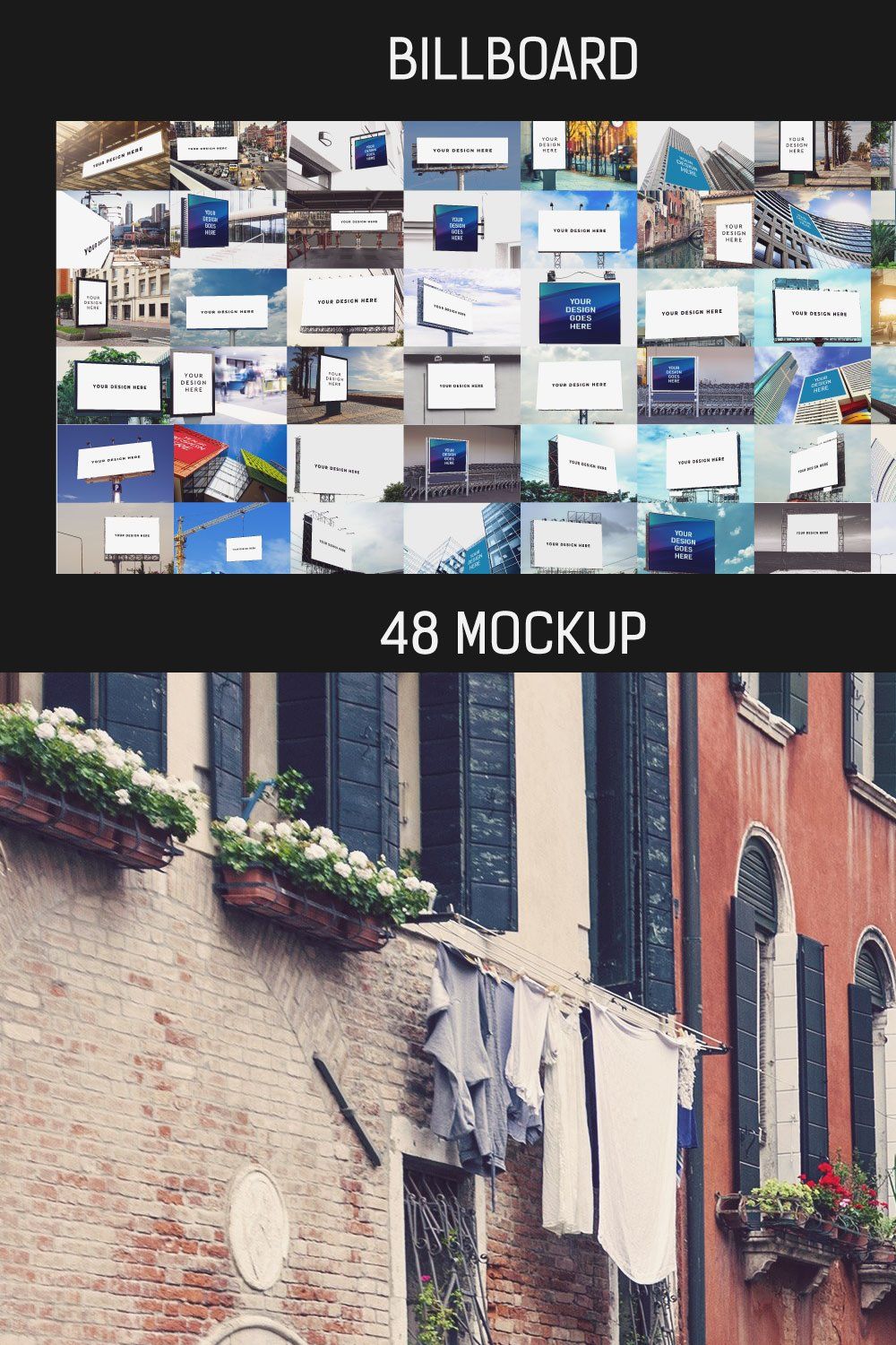 48 Billboard Mockup #1 pinterest preview image.