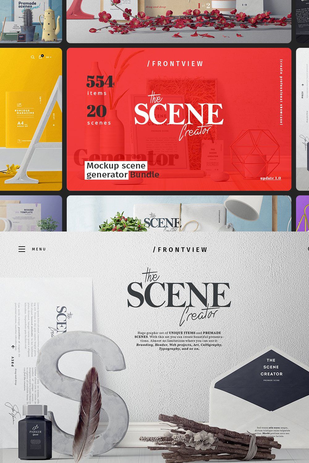 50%OFF The Scene Creator - Frontview pinterest preview image.