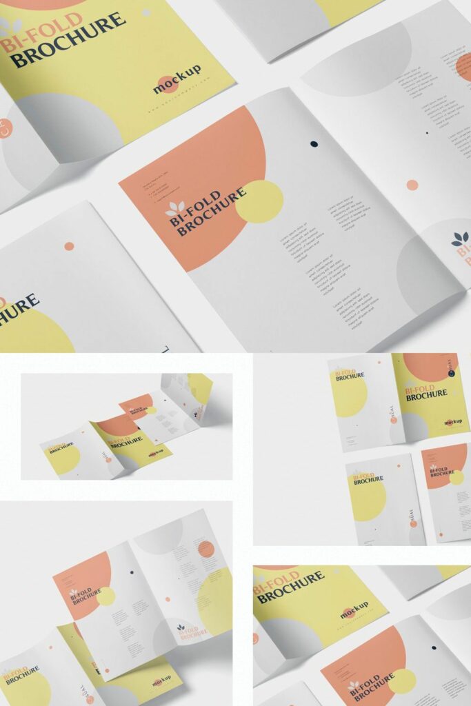 A5 Bi-Fold Brochure Mock-Up – MasterBundles