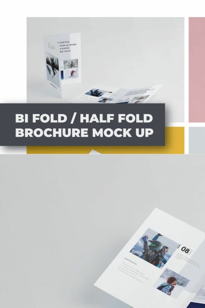 A5 Bifold/Half-Fold Brochure Mockup – MasterBundles