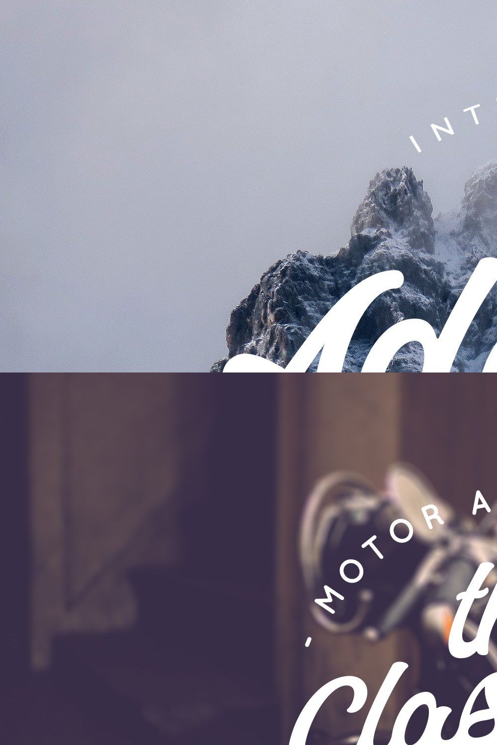 Addicted Font pinterest preview image.