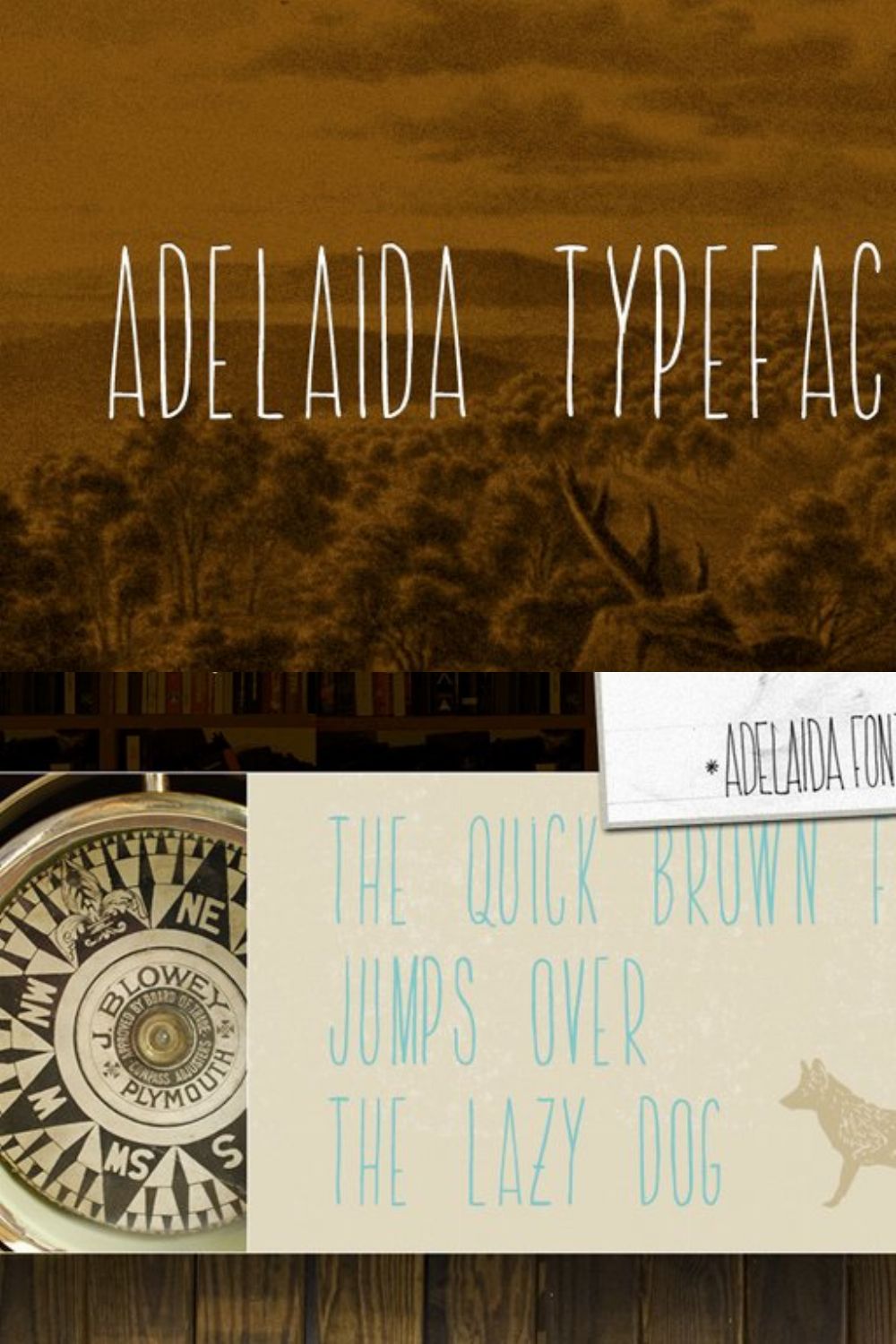 Adelaida Font pinterest preview image.