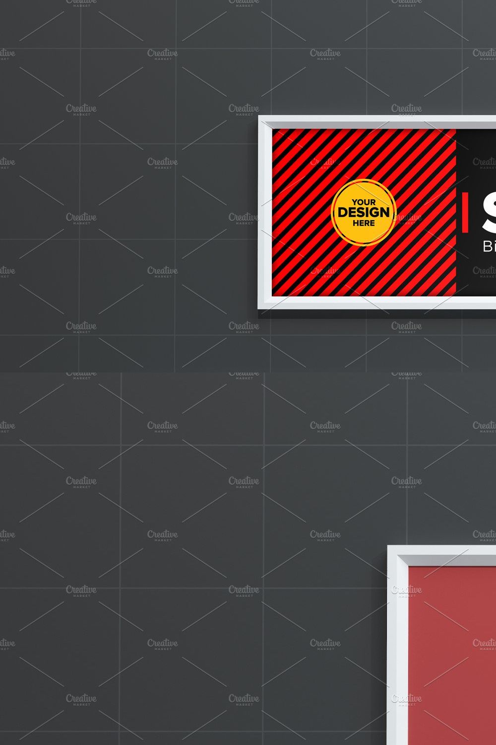 Advertising Billboard Mockup pinterest preview image.