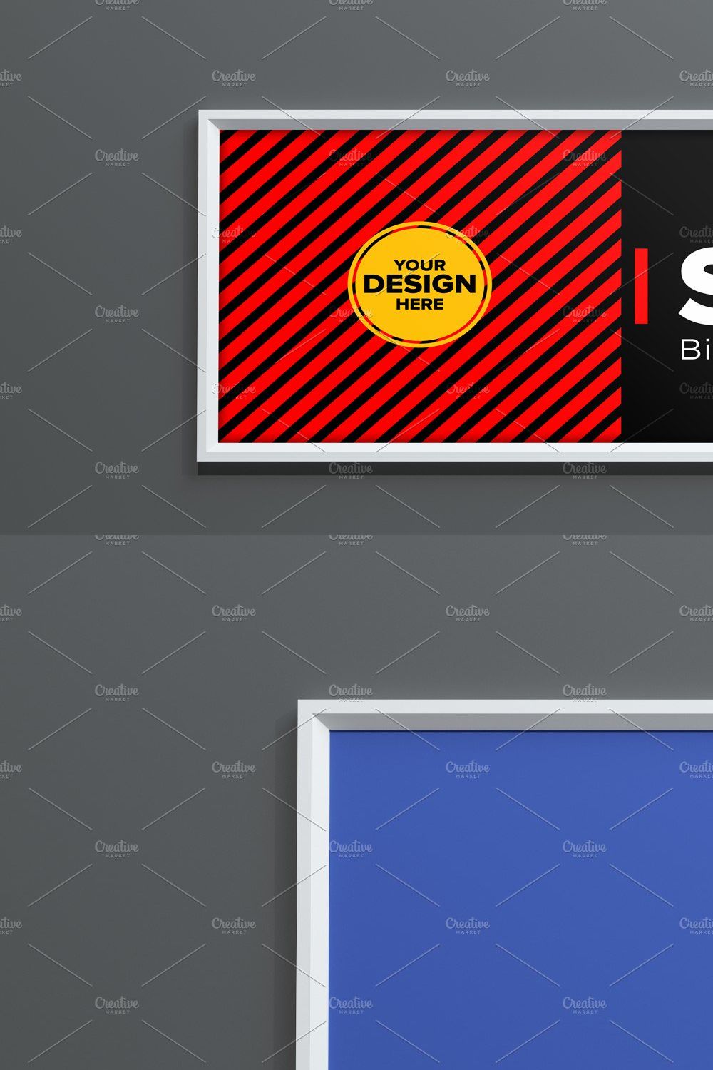 Advertising Billboard Mockup pinterest preview image.