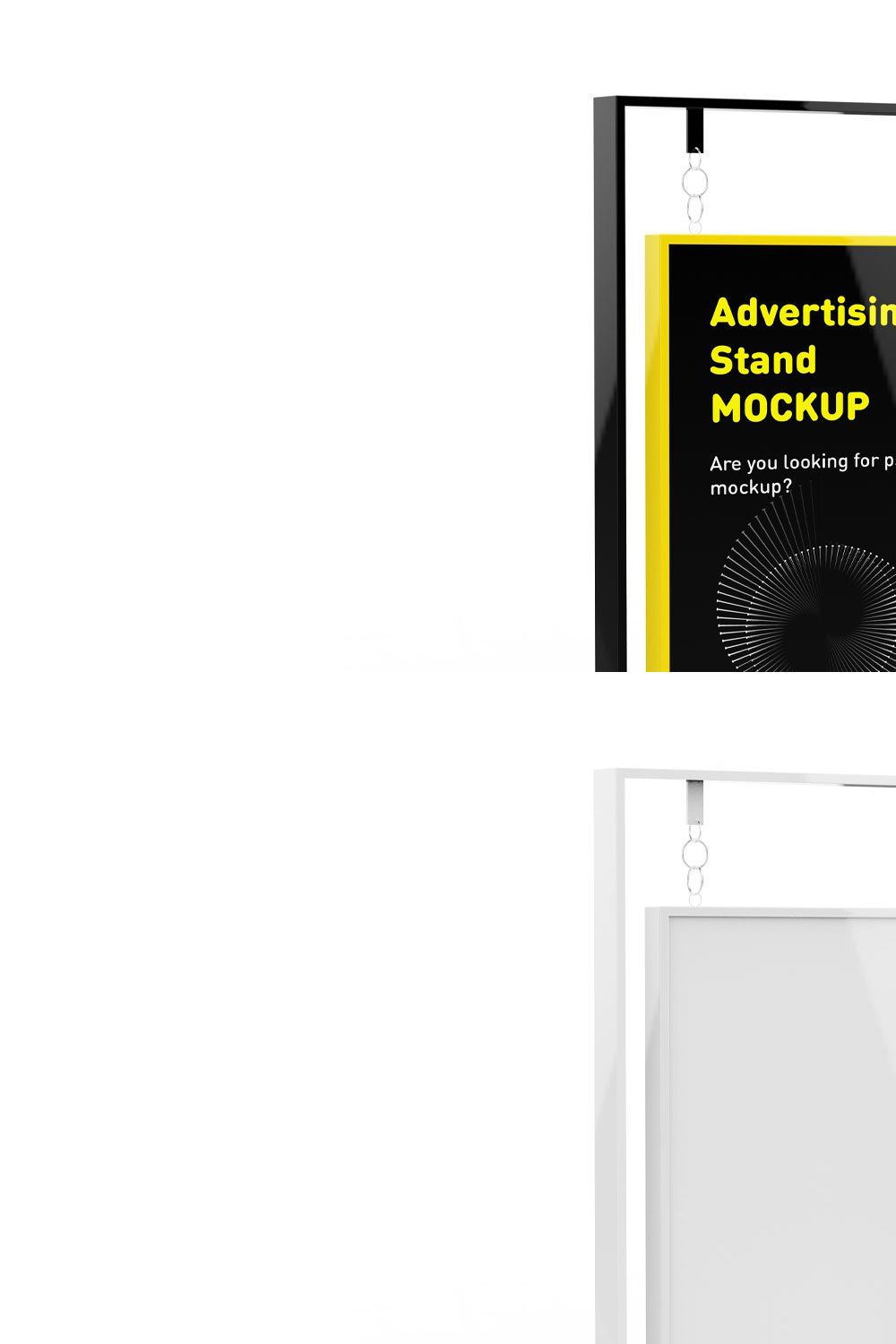 Advertising Stand Mockup pinterest preview image.