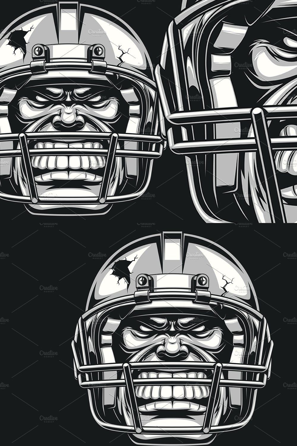 American football pinterest preview image.