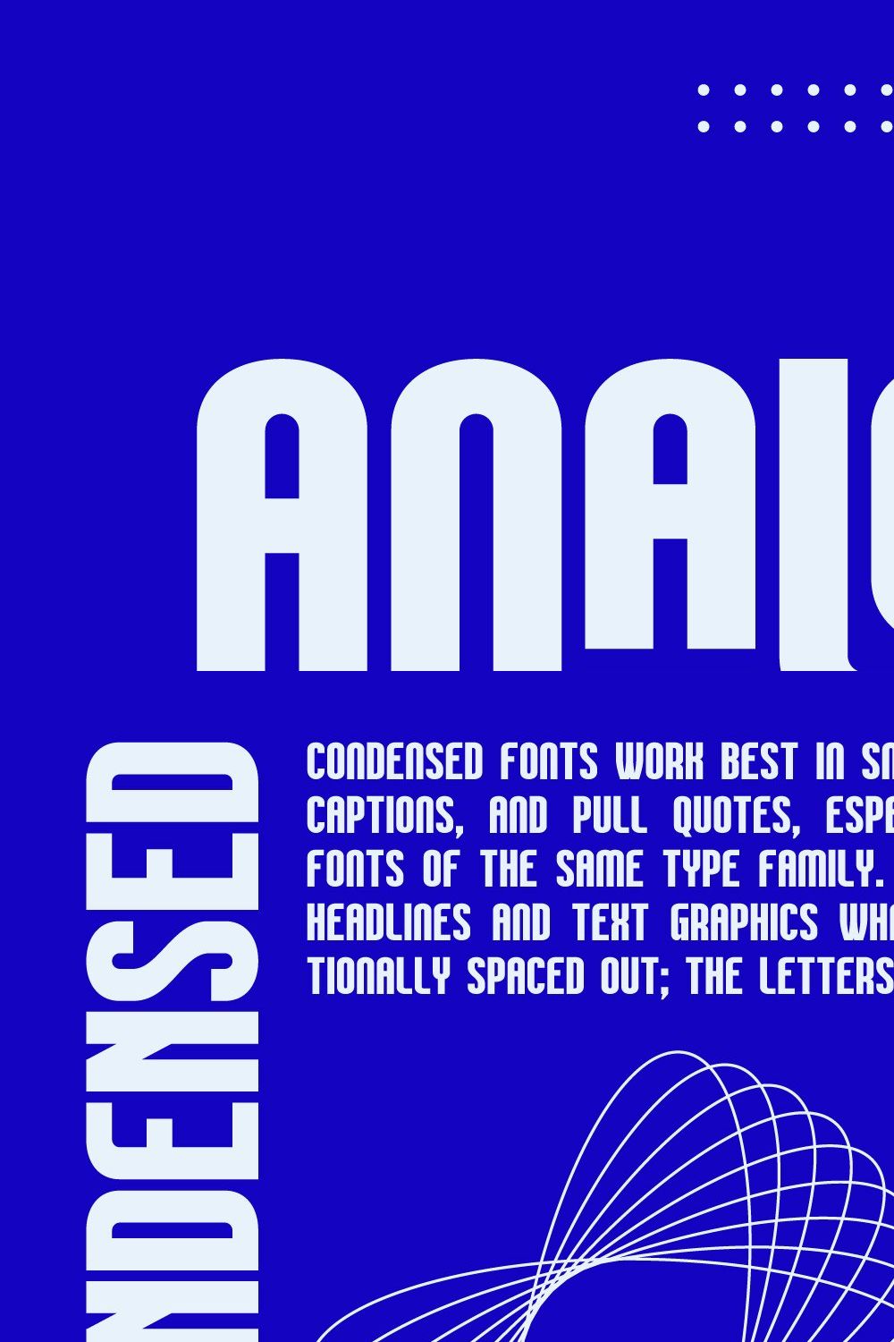 Analogy | Modern Sans Serif Font pinterest preview image.