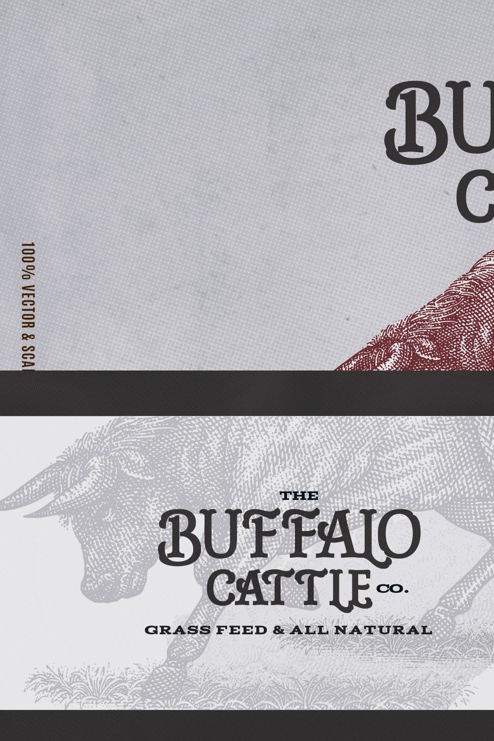 Angry Buffalo Engraving Logo pinterest preview image.