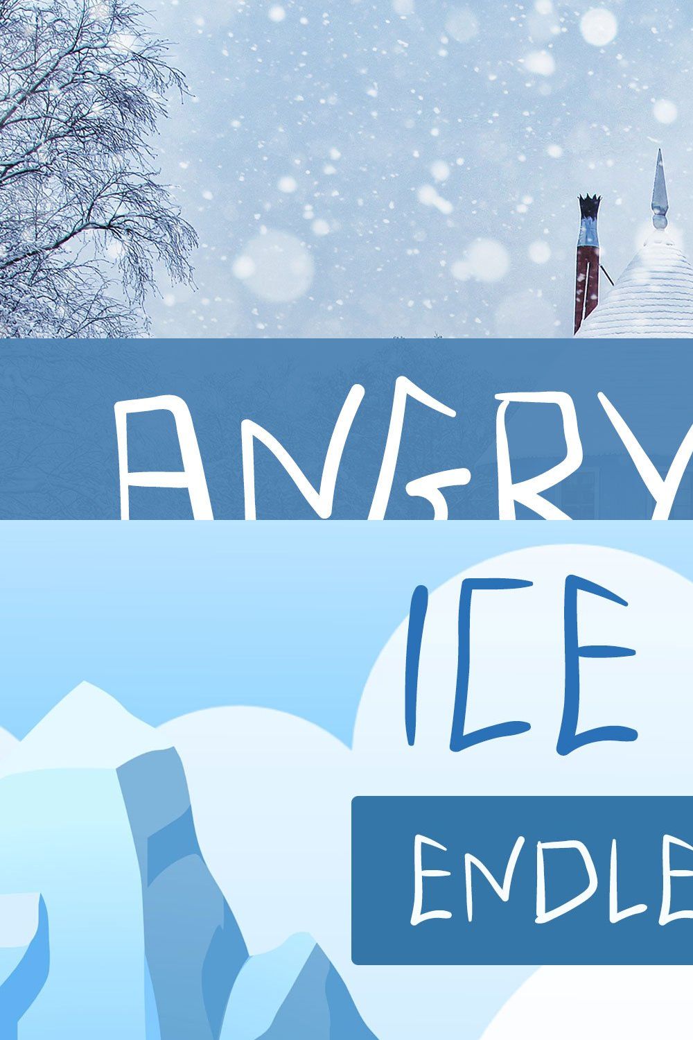 Angry Typens - Handwritten Font pinterest preview image.
