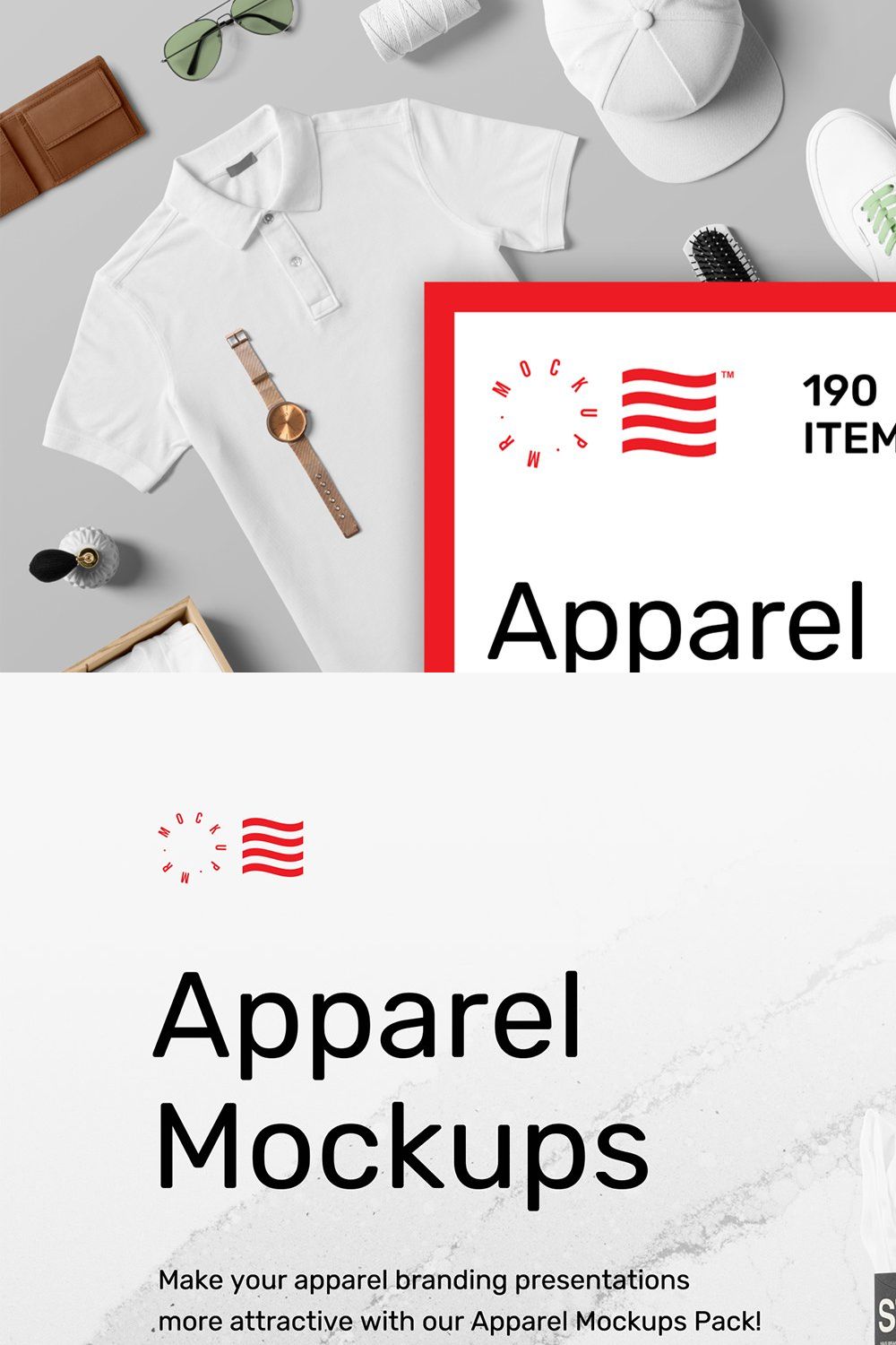 Apparel Mockups - Scene Creator pinterest preview image.