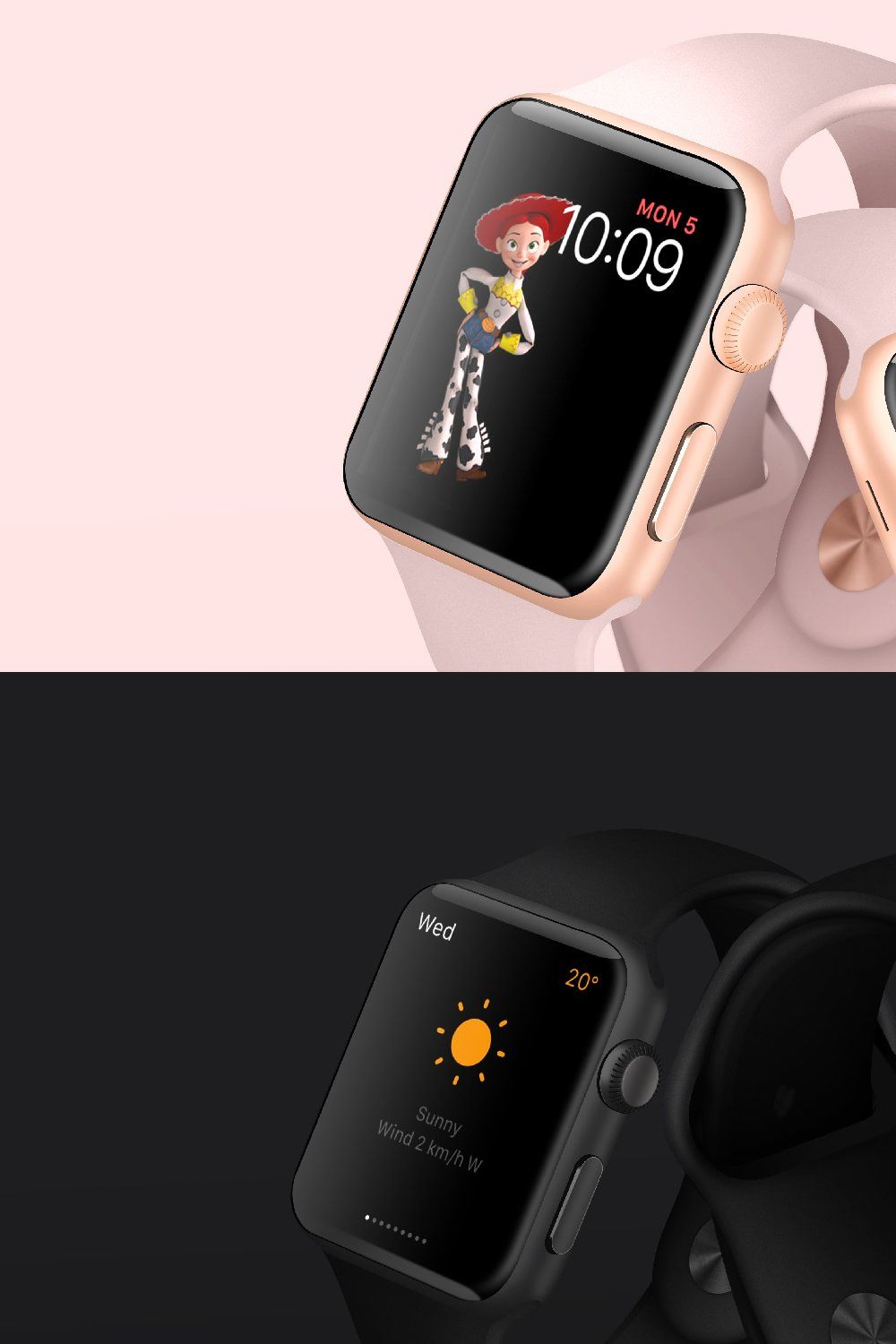 Apple Watch Mockup pinterest preview image.