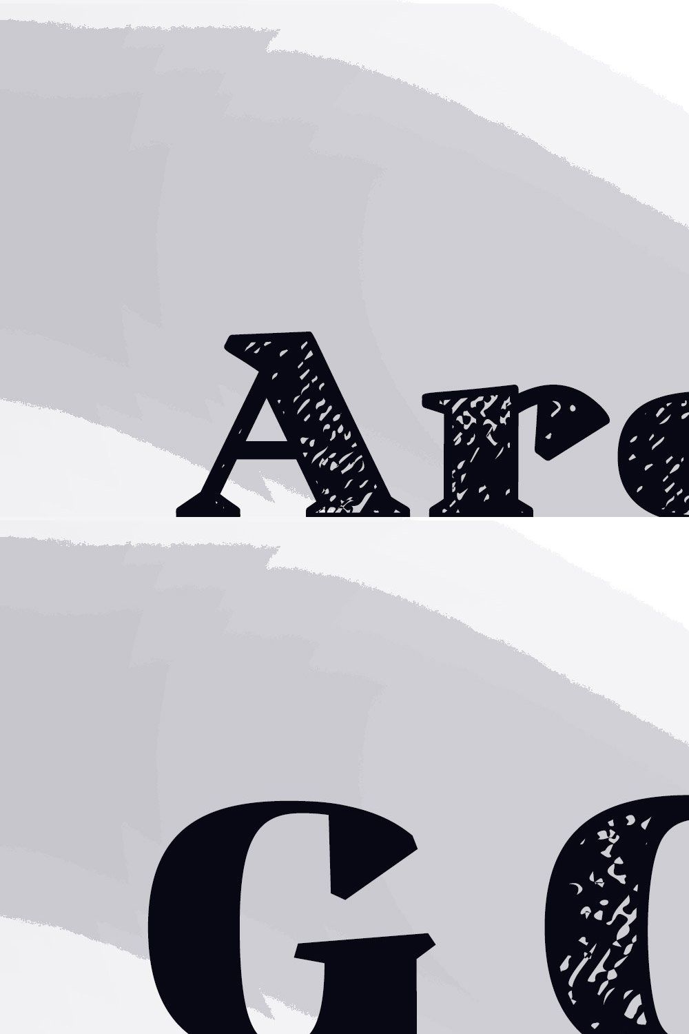 Ardin Distressed Wedge Serif pinterest preview image.