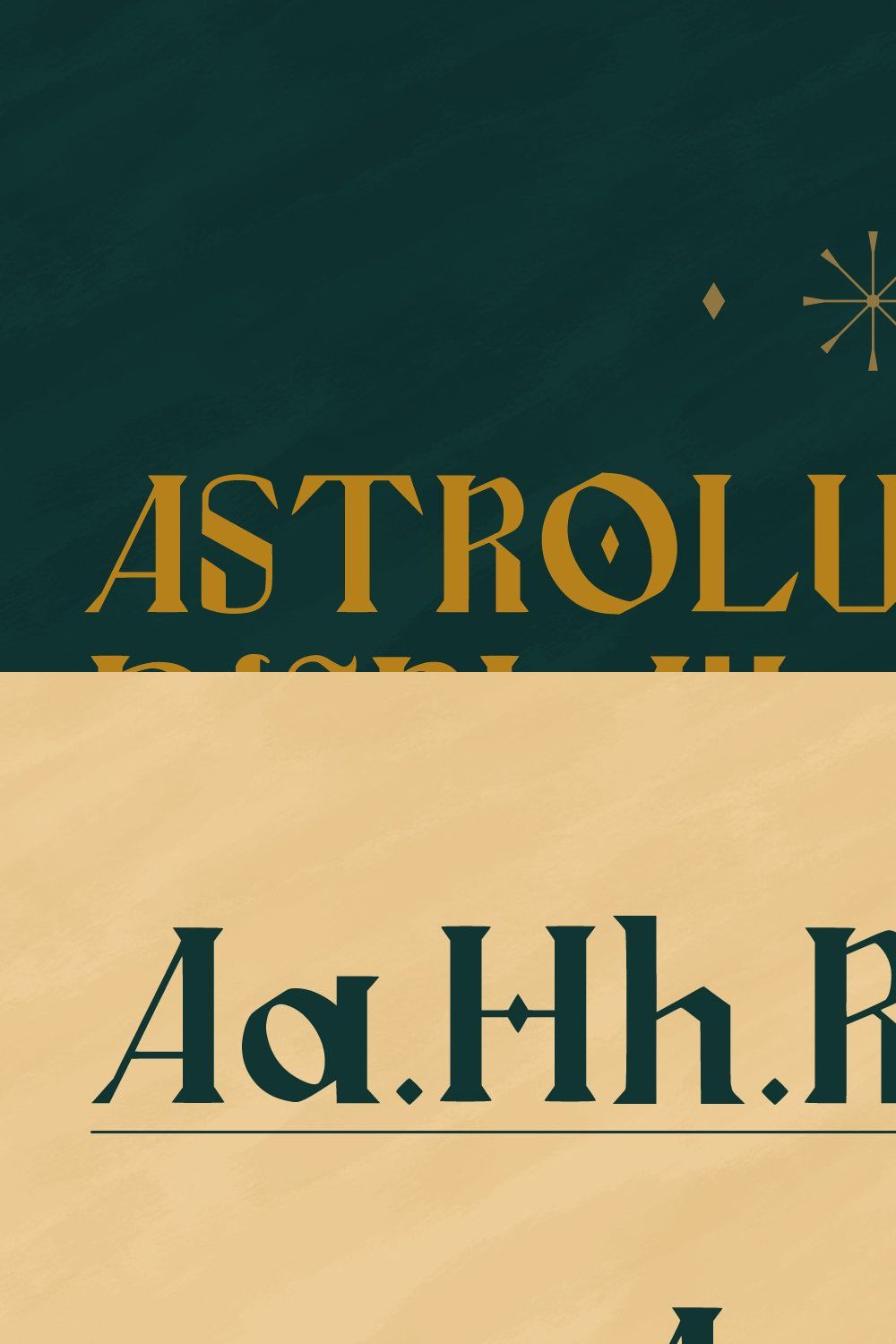 Astrolune Display - Fonts + extras pinterest preview image.