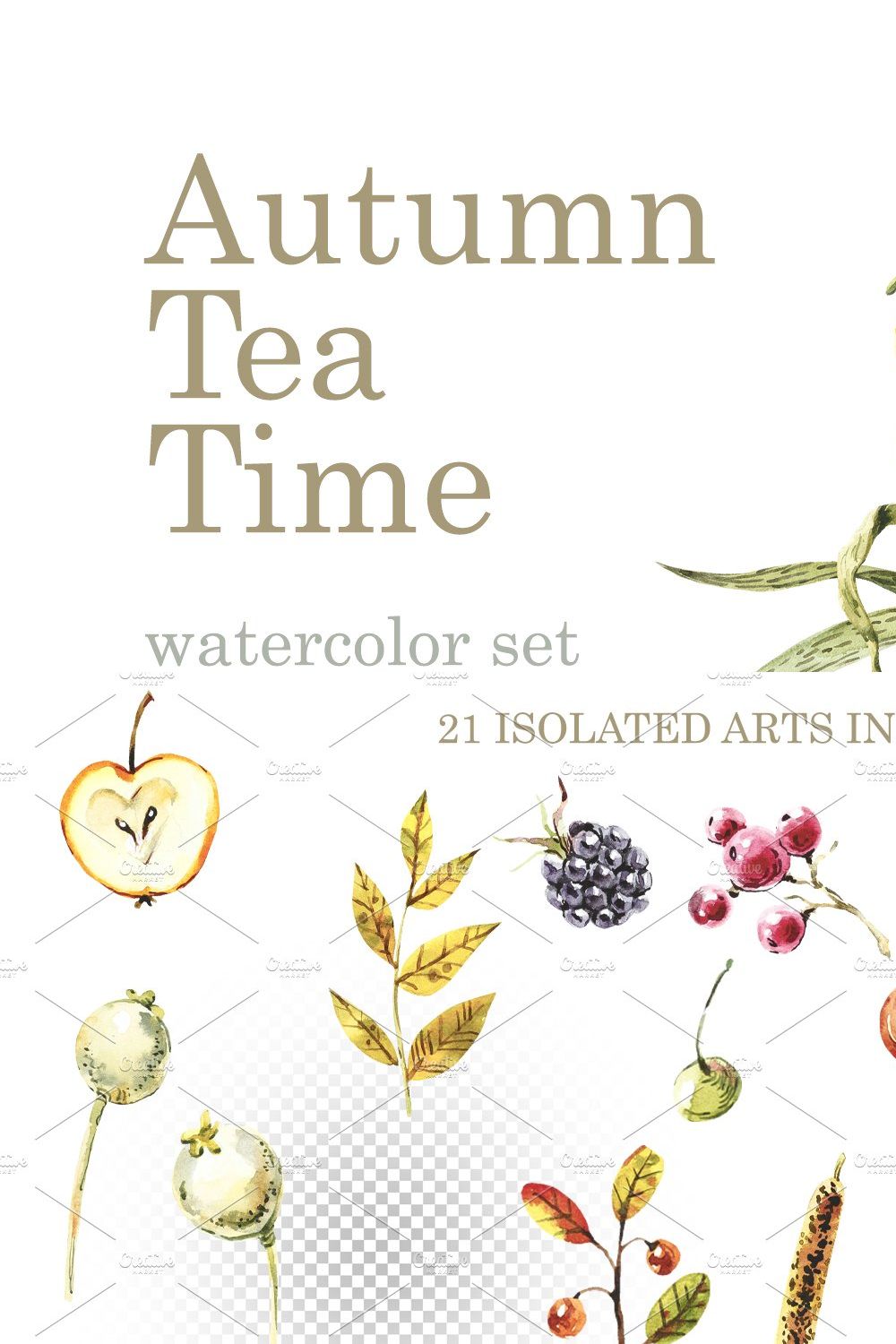 Autumn Tea Time pinterest preview image.
