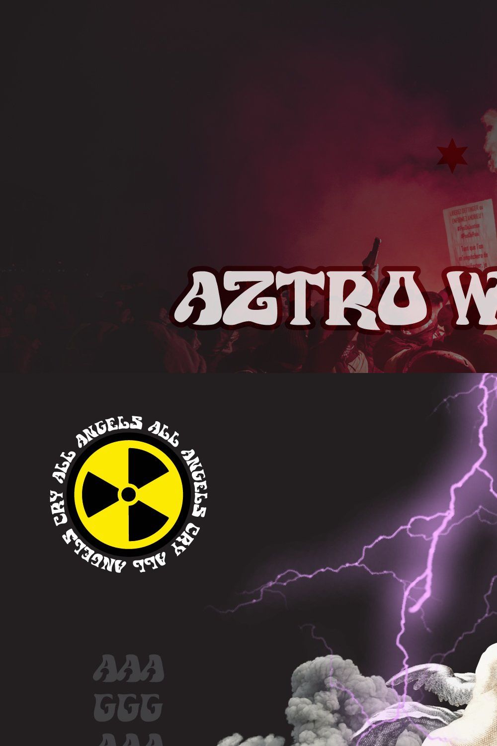 Aztro World | Fancy Font pinterest preview image.
