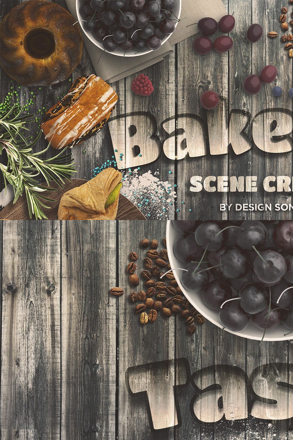 Bakery Scene Creator Top View pinterest preview image.