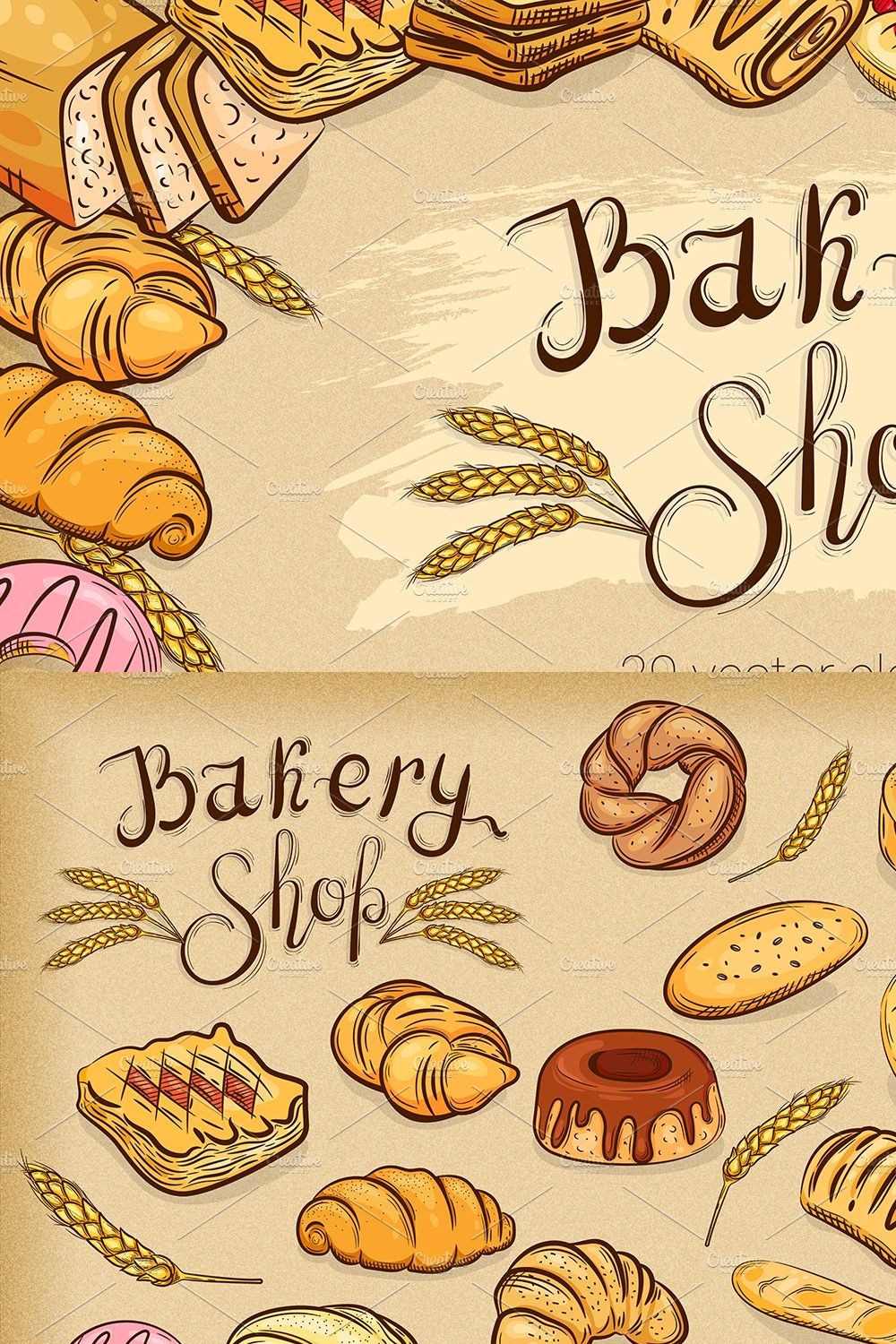 Bakery Shop pinterest preview image.