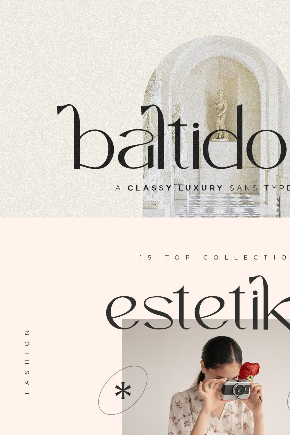 Baltidore - Casual Luxury Sans Serif pinterest preview image.