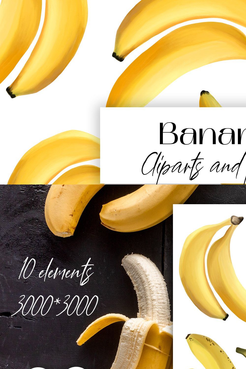 Bananas pinterest preview image.