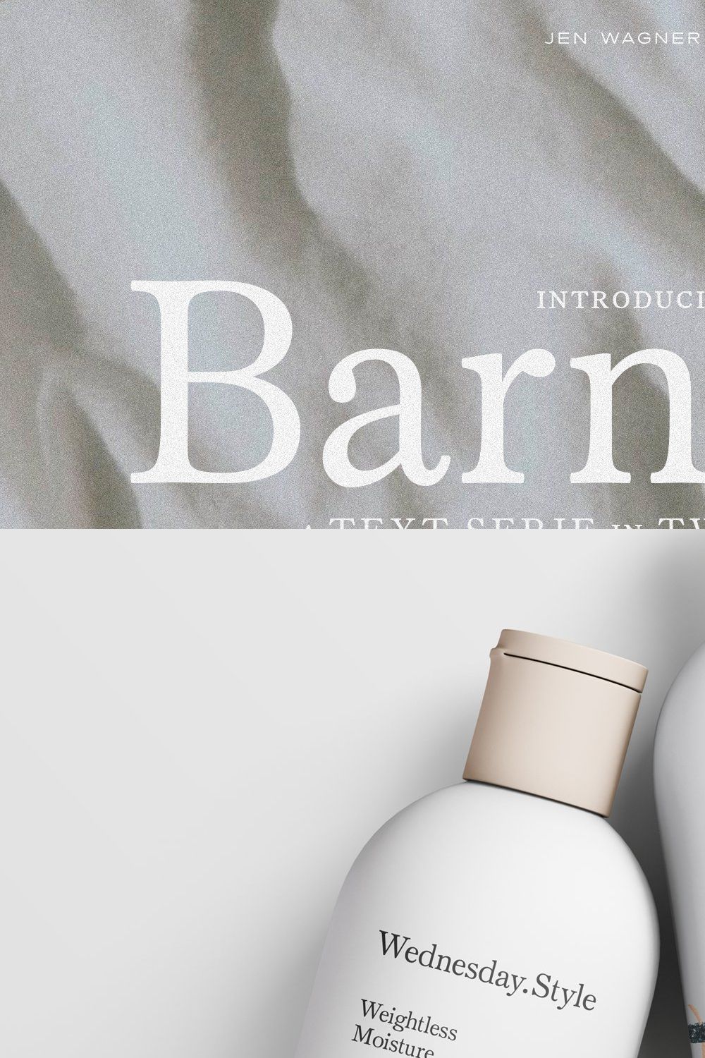 Barnaby | A Minimalist Text Serif pinterest preview image.
