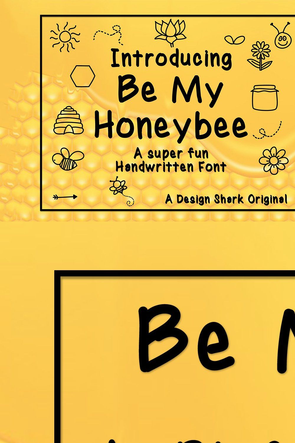 Be My Honeybee pinterest preview image.