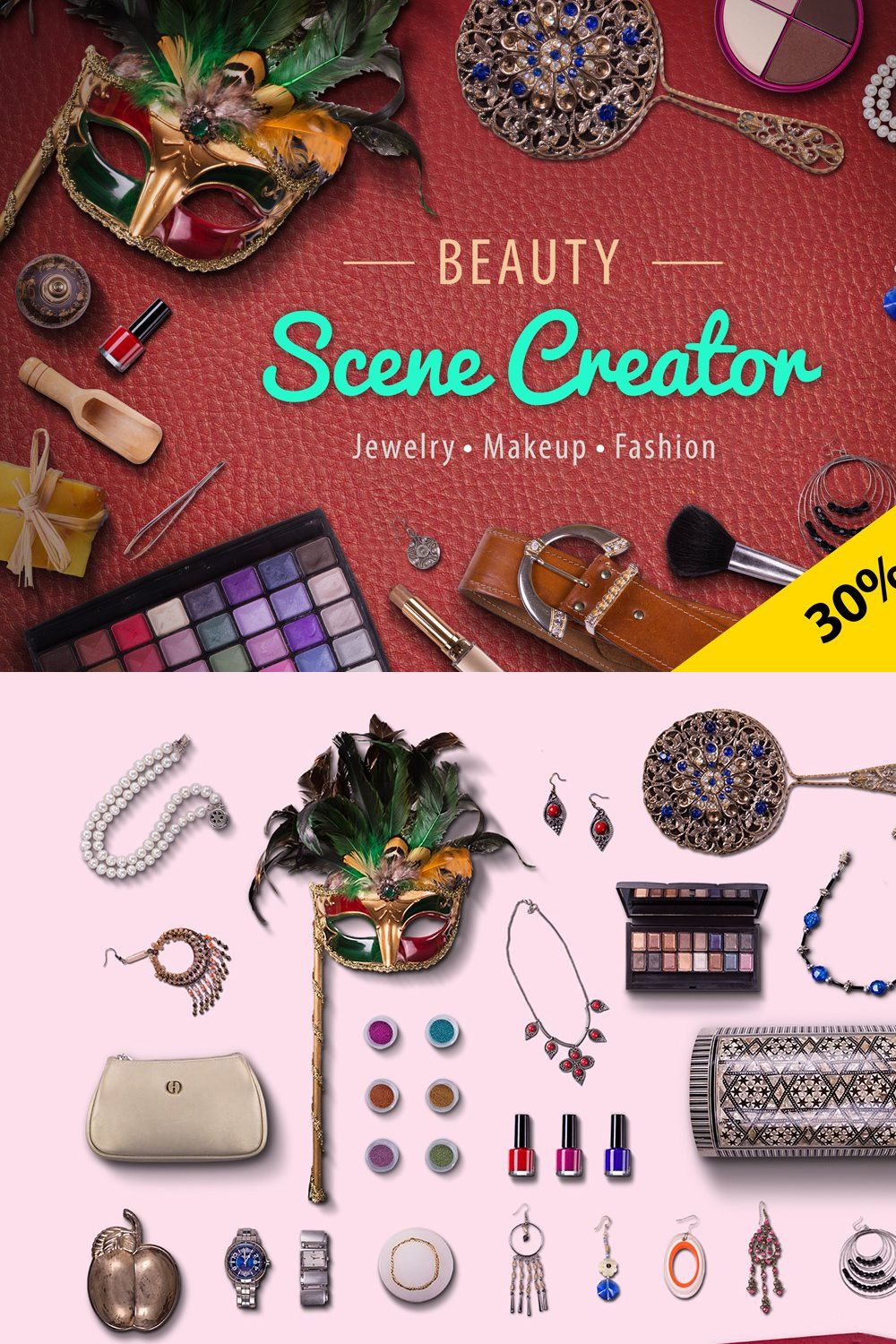 Beauty Scene Creator pinterest preview image.