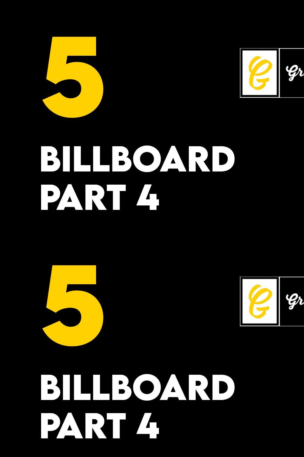 Billboard Mockup vol3 pinterest preview image.