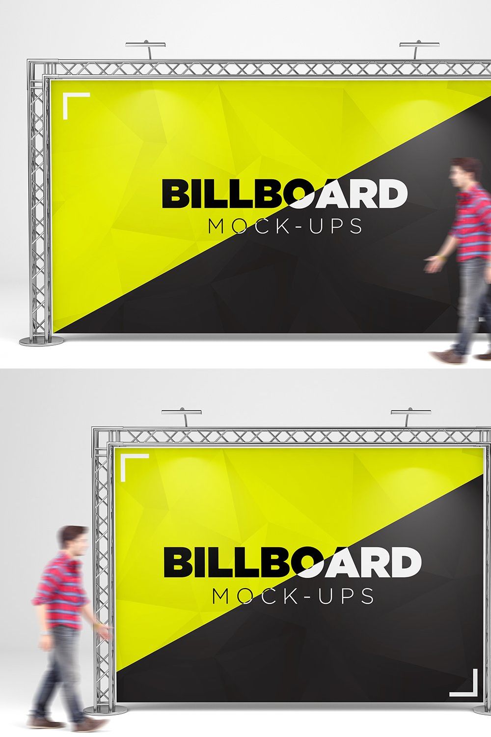 Billboard Trade Exhibition Mock-Up pinterest preview image.