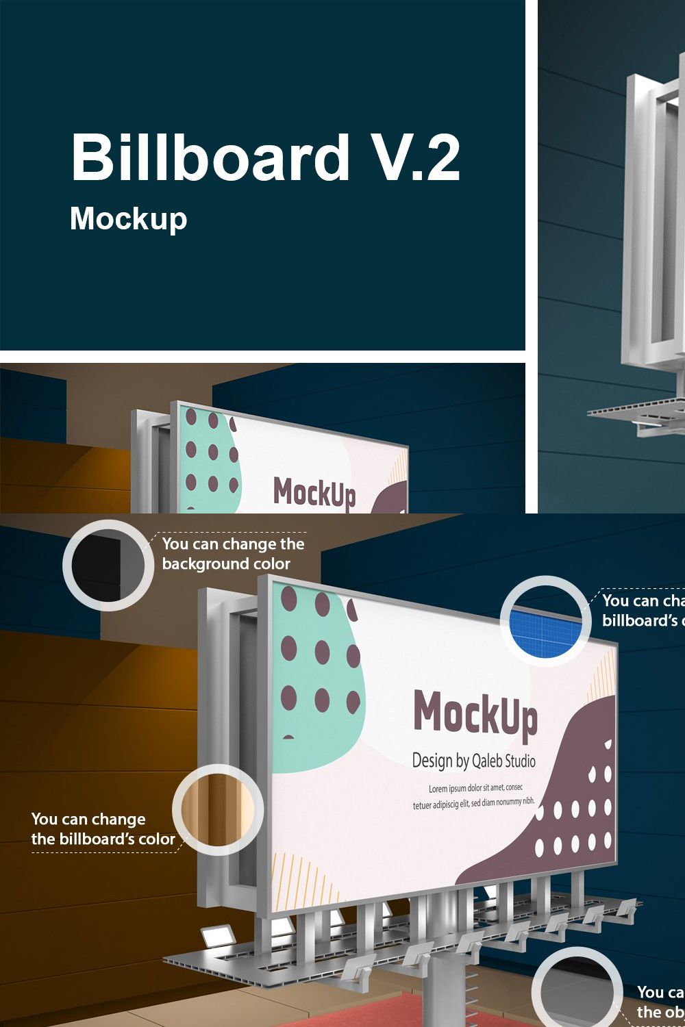 Billboard V.2 Mockup pinterest preview image.