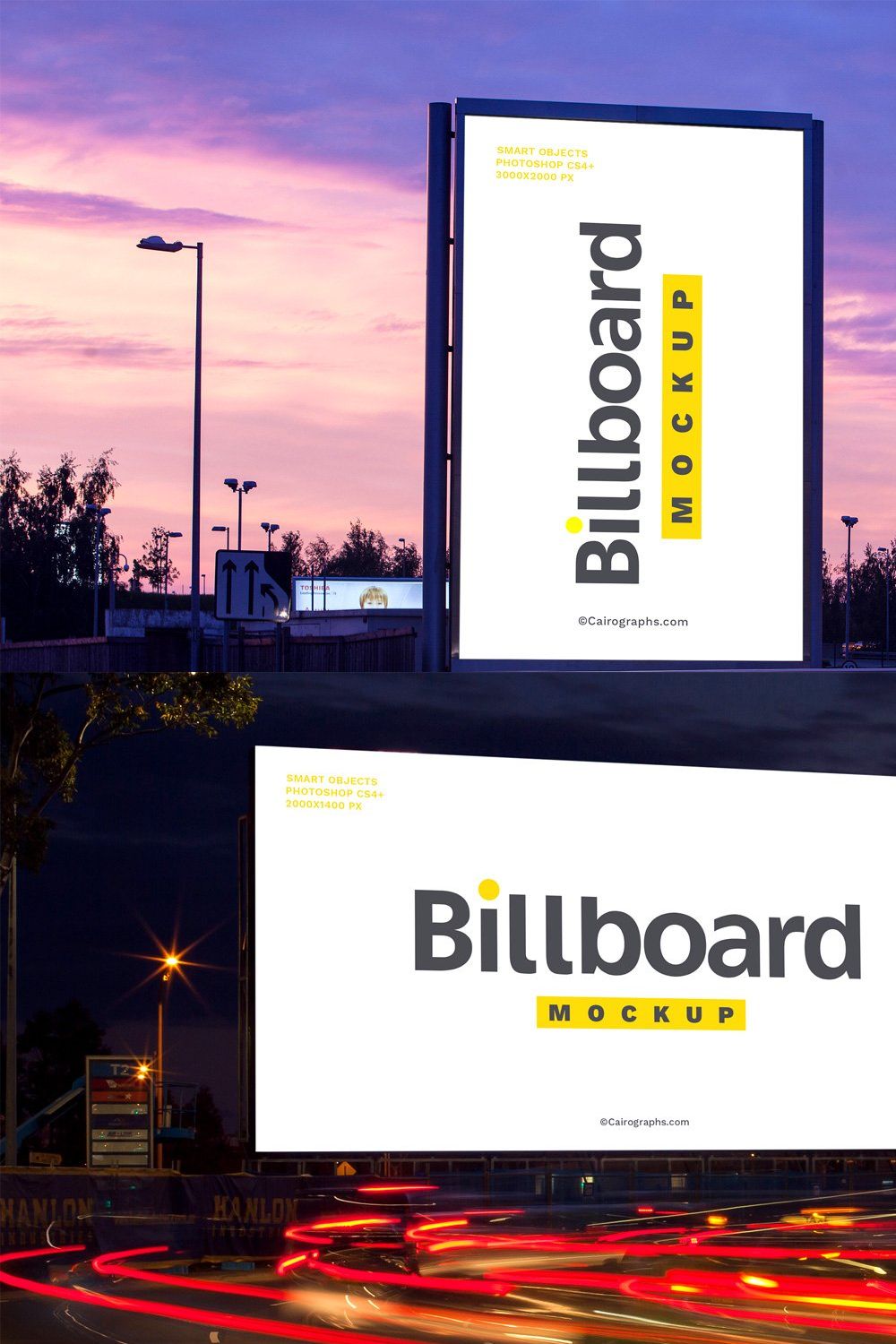 Billboards Mockups Vol.2 pinterest preview image.