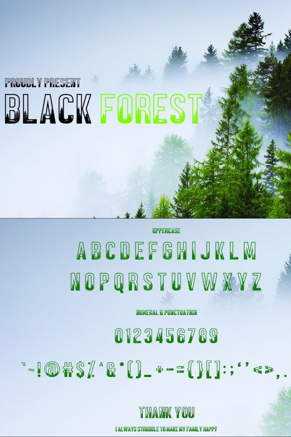 BLACK FOREST pinterest preview image.