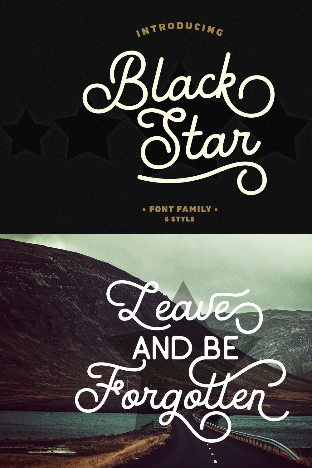 Black Star pinterest preview image.