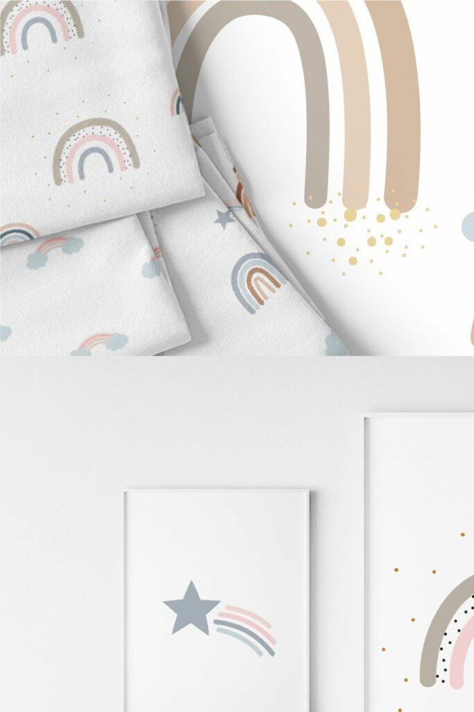 Boho Rainbow | Patterns + Elements – MasterBundles