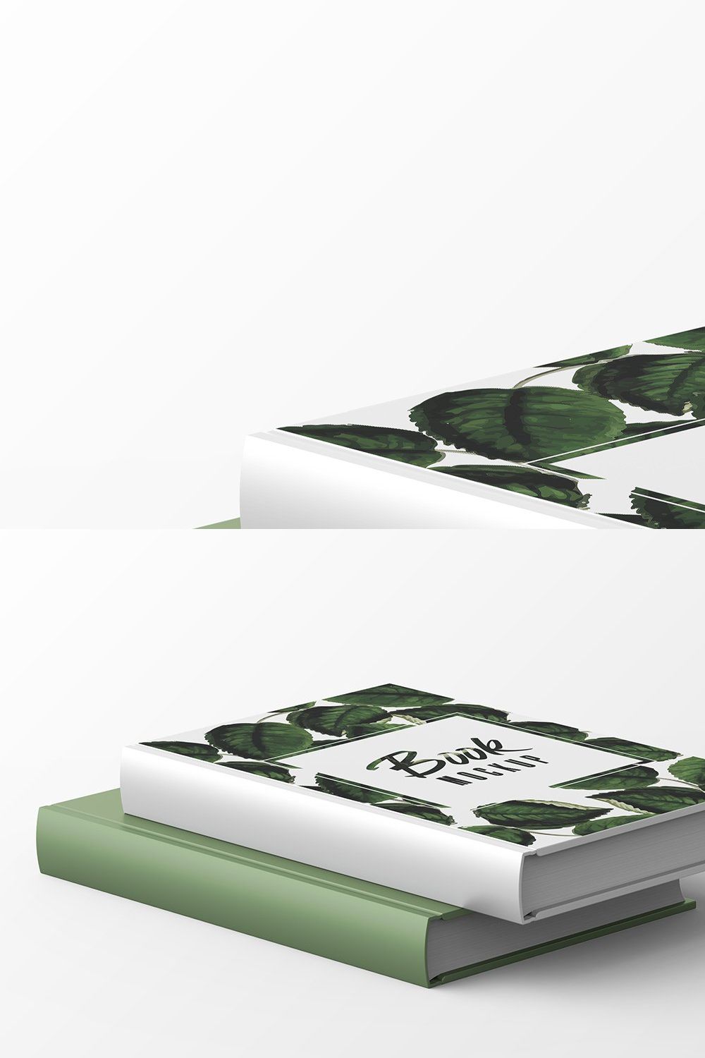 Book Mockup pinterest preview image.