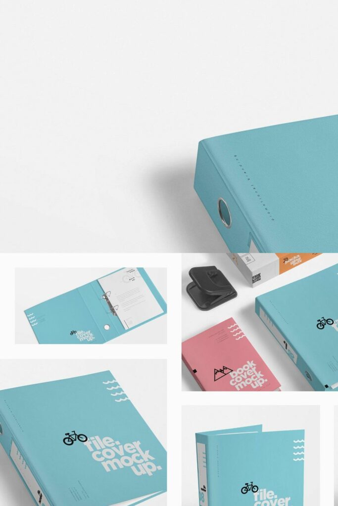 Box File Mockups Masterbundles