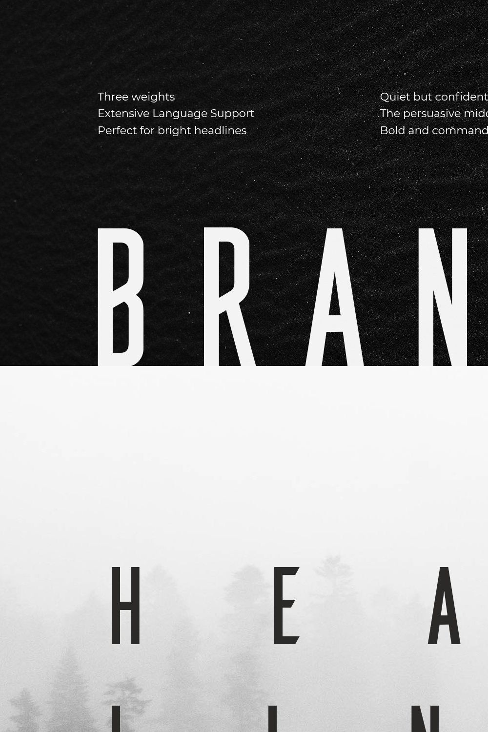 Brandbe — Stylish Sans Serif pinterest preview image.