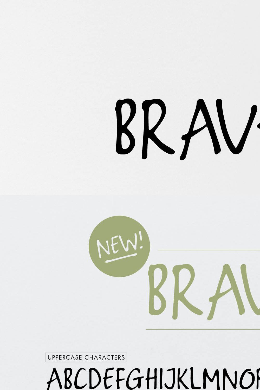 Brave Butterfly pinterest preview image.