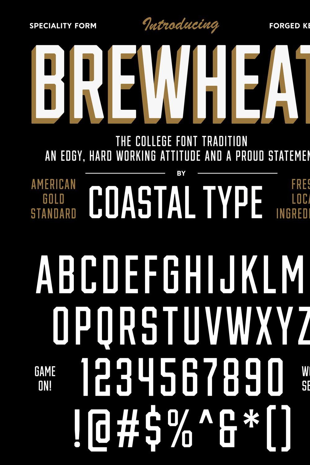 Brewheat | College Font Tradition pinterest preview image.
