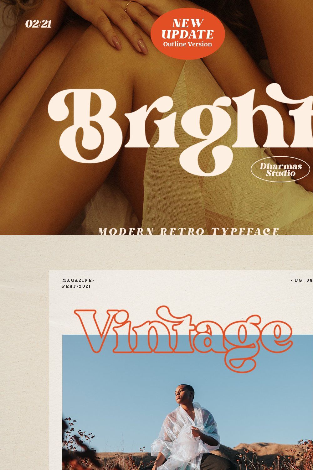 Bright - Modern Retro (New Update!) pinterest preview image.