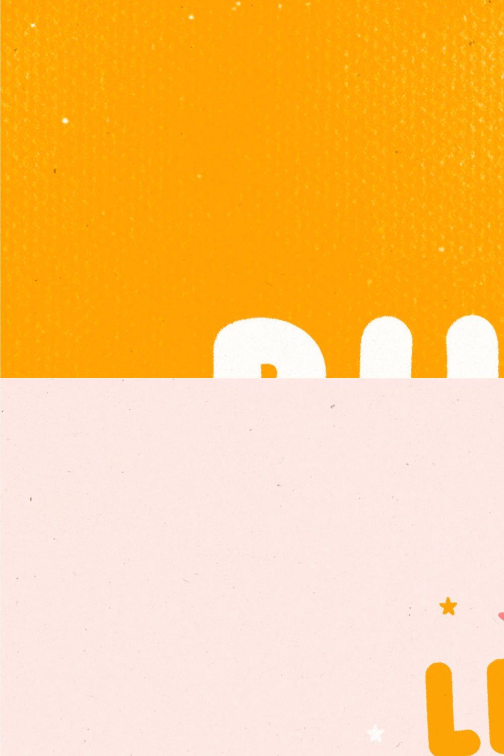 Bubblegum | Font duo pinterest preview image.