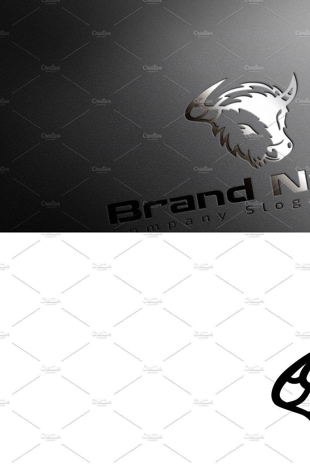 Buffalo Logo - Vector & Mock-Up pinterest preview image.