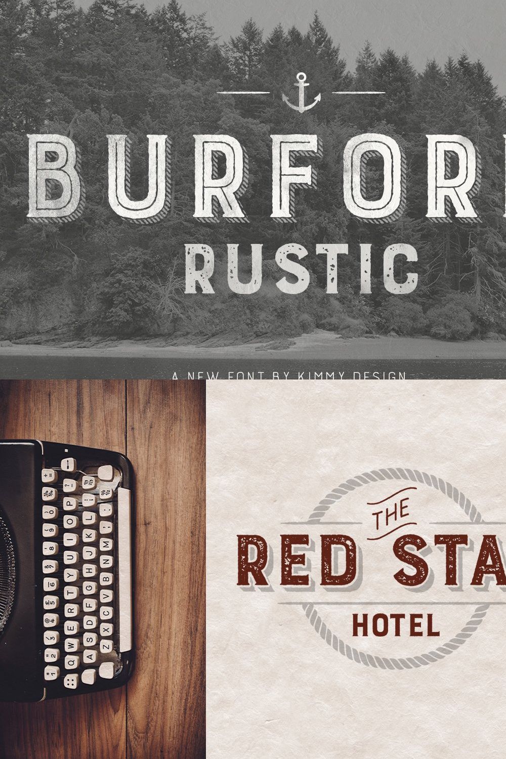 Burford Rustic Pro pinterest preview image.