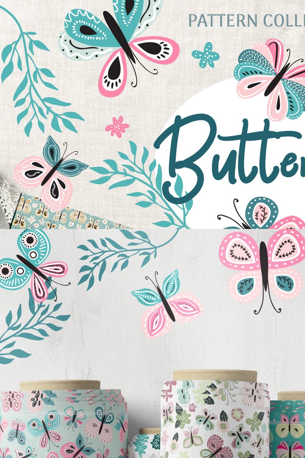 Butterflies patterns collection pinterest preview image.