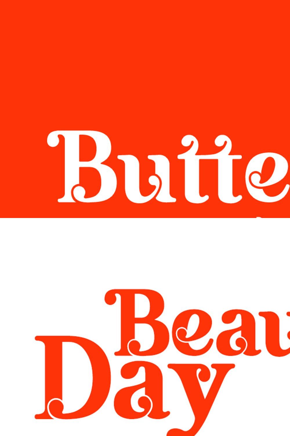 Butterfly | Beauty Sans Serif Font pinterest preview image.