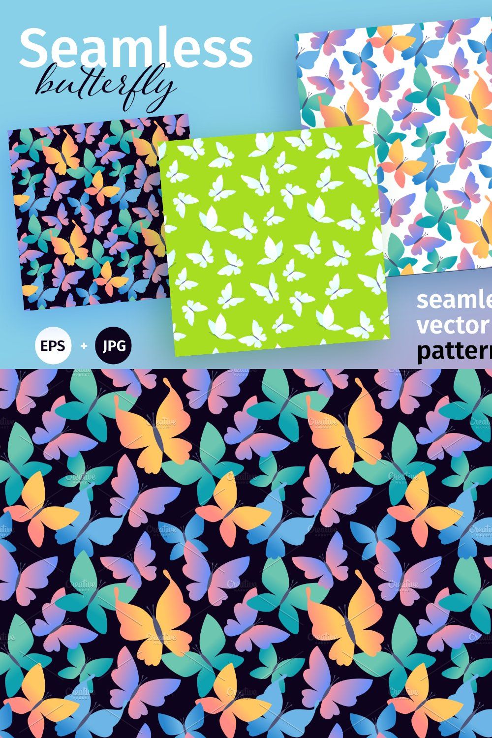 Butterfly Patterns pinterest preview image.